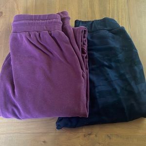 2 pairs alphalete joggers